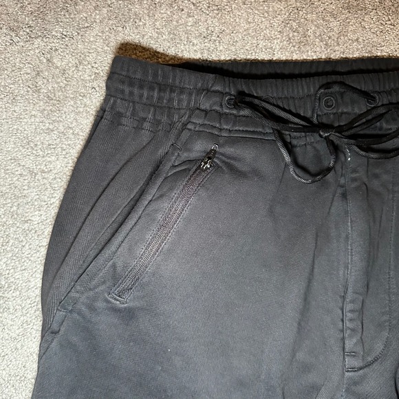 Y-3 Adidas Yohji Yamamoto Sweatpants Mens S Black Joggers FJ0357 Tapered - Picture 3 of 15